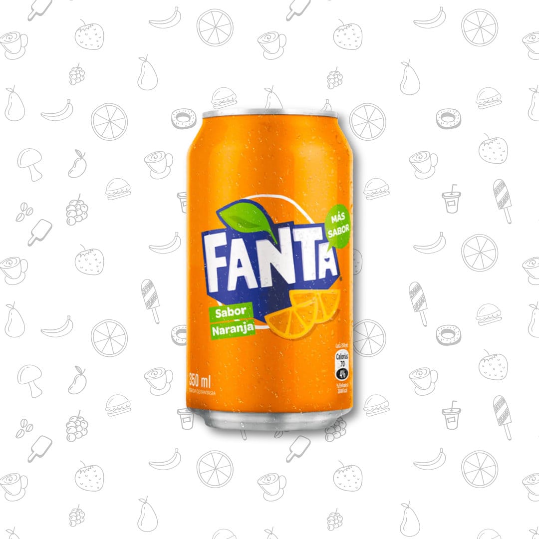 Fanta 350ml lata 