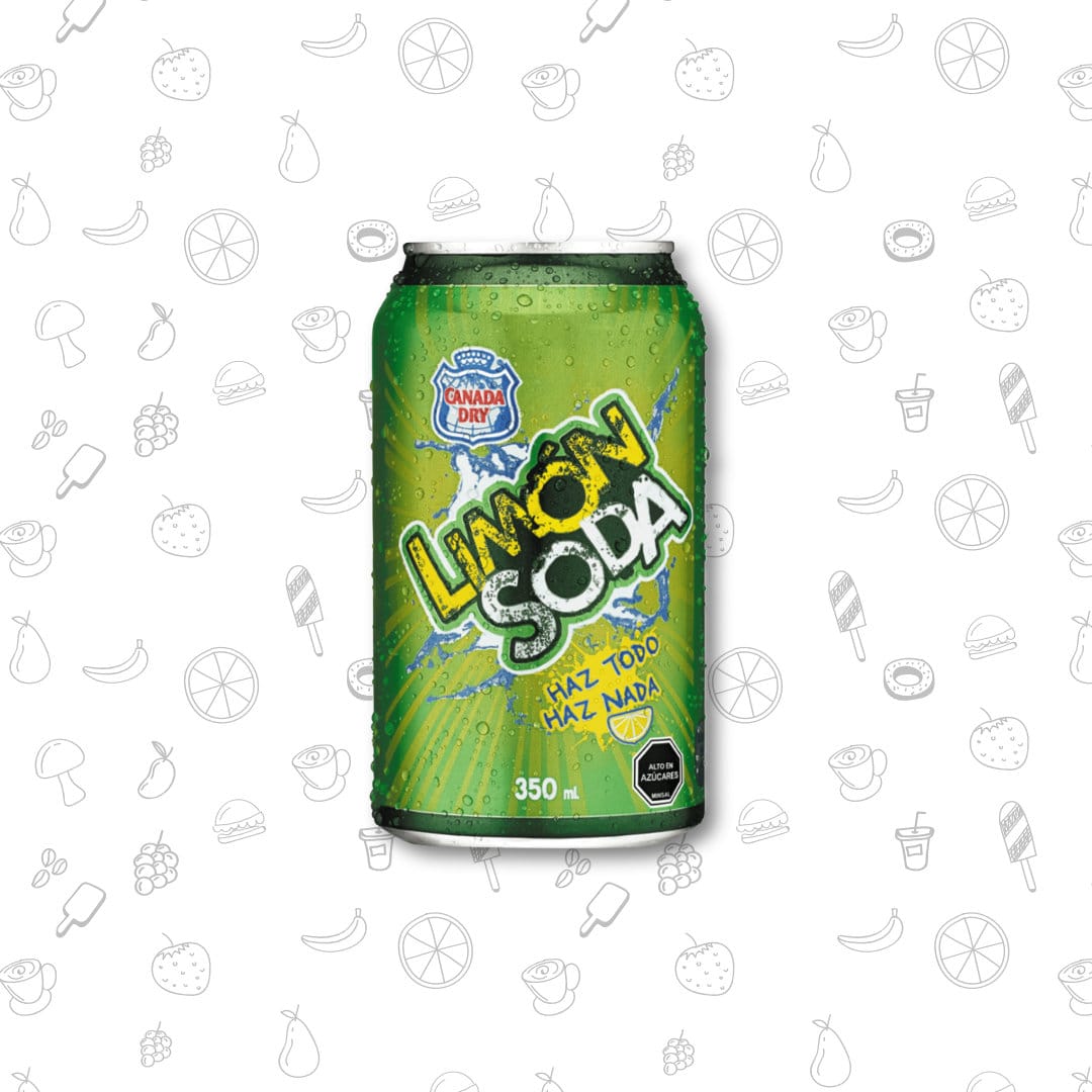 Limón Soda 350ml lata 